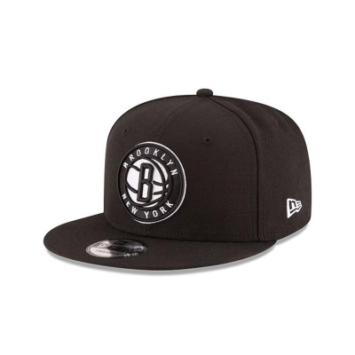 Brooklyn Nets Gorra | New Era NBA Basic 9fifty Snapback Cap Mexico - Negros